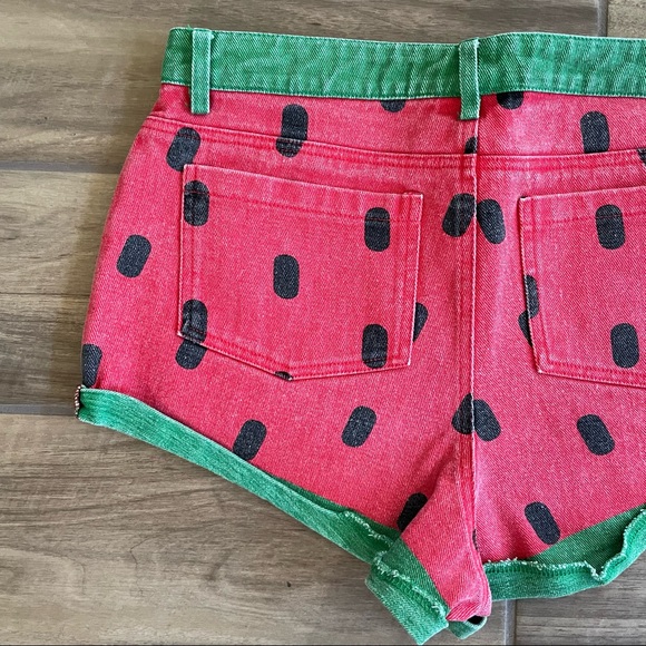 SOLD - LAZY OAF Watermelon Cheeky Shorts Sz LARGE - Picture 6 of 7